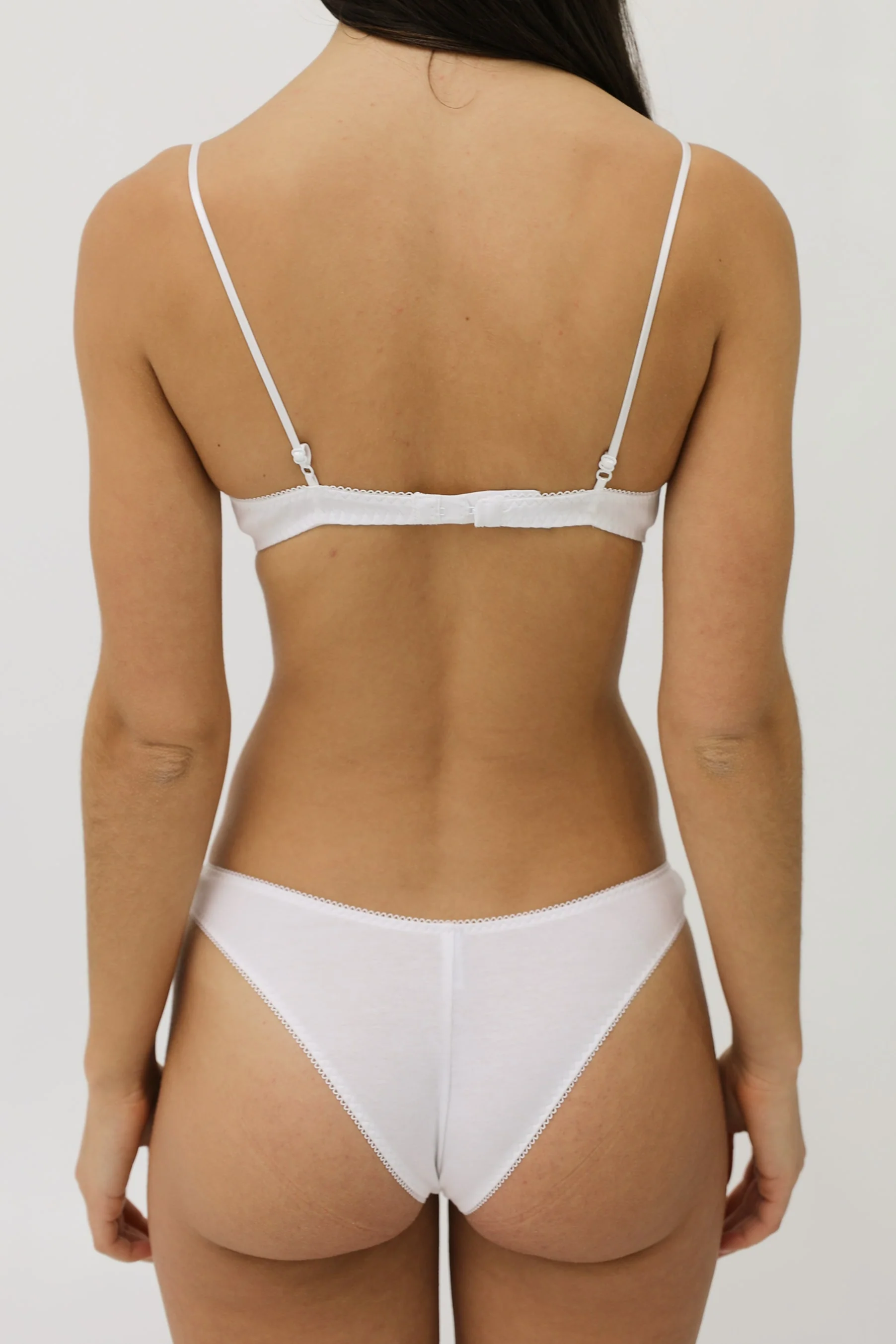 The Petite Bra 2 Pack: Cotton Jersey Black & White - Image 6