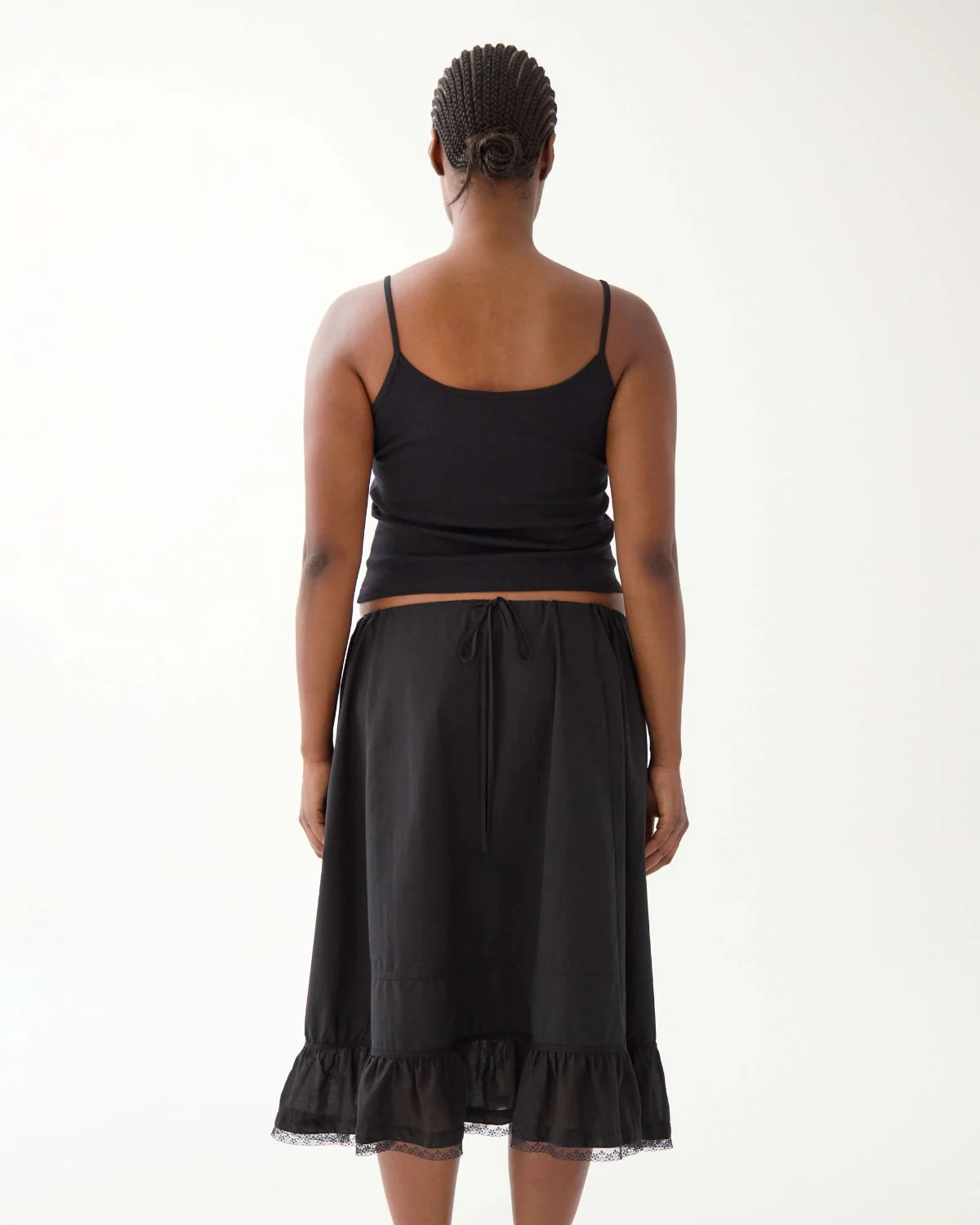 The Petticoat: Black Cotton Voile - Image 4