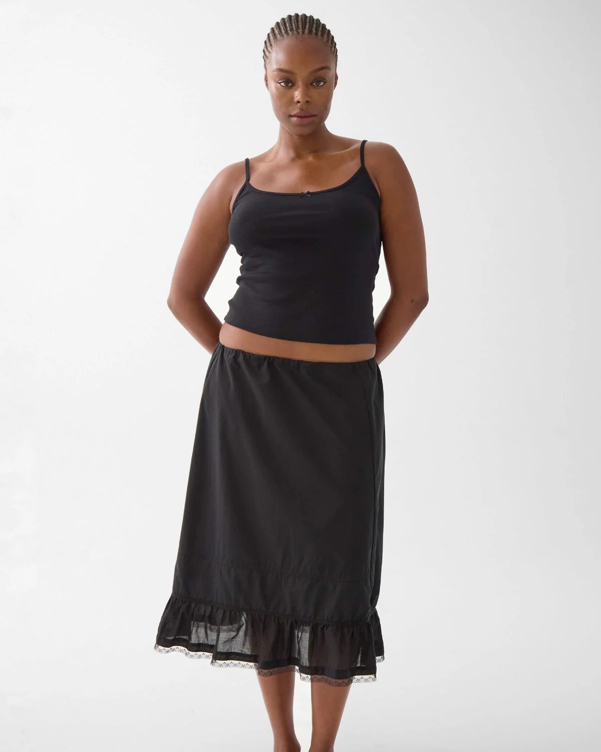 The Petticoat: Black Cotton Voile - Image 6
