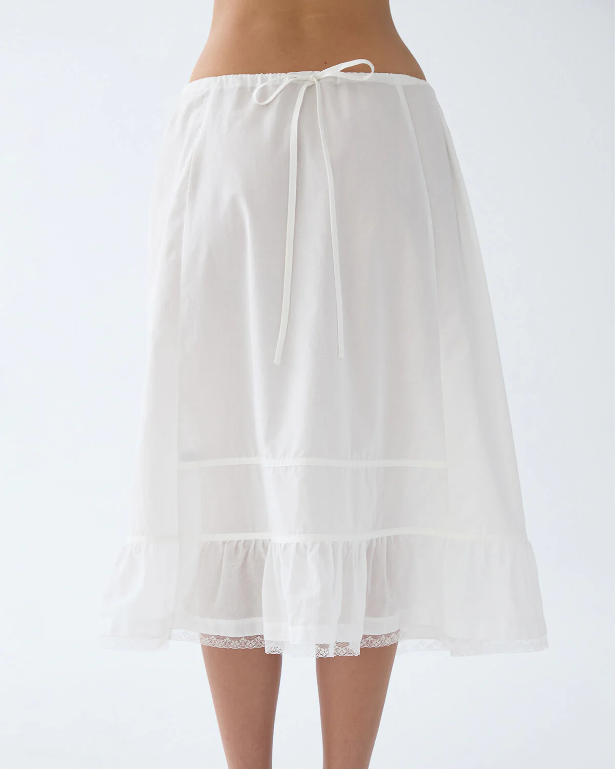 The Petticoat: White Cotton Voile - Image 4