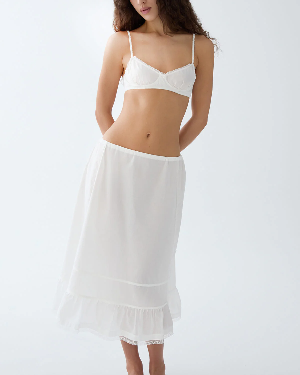 The Petticoat: White Cotton Voile - Image 5