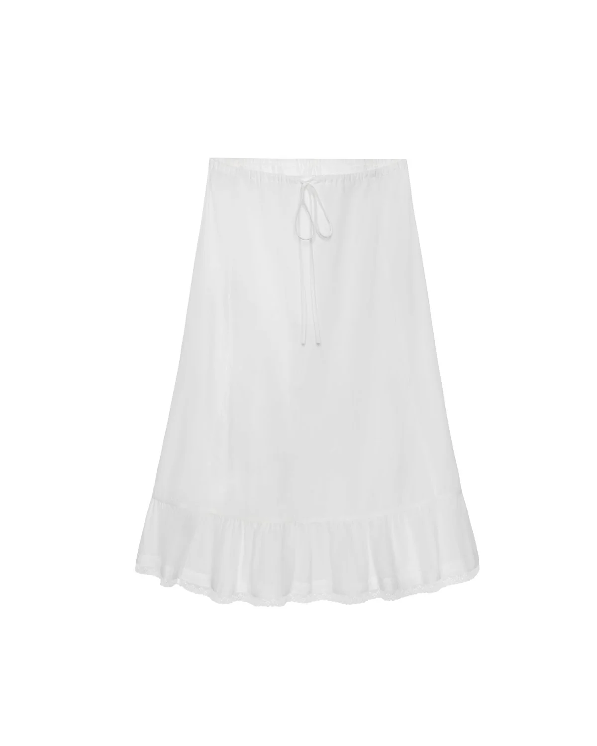 The Petticoat: White Cotton Voile - Image 7