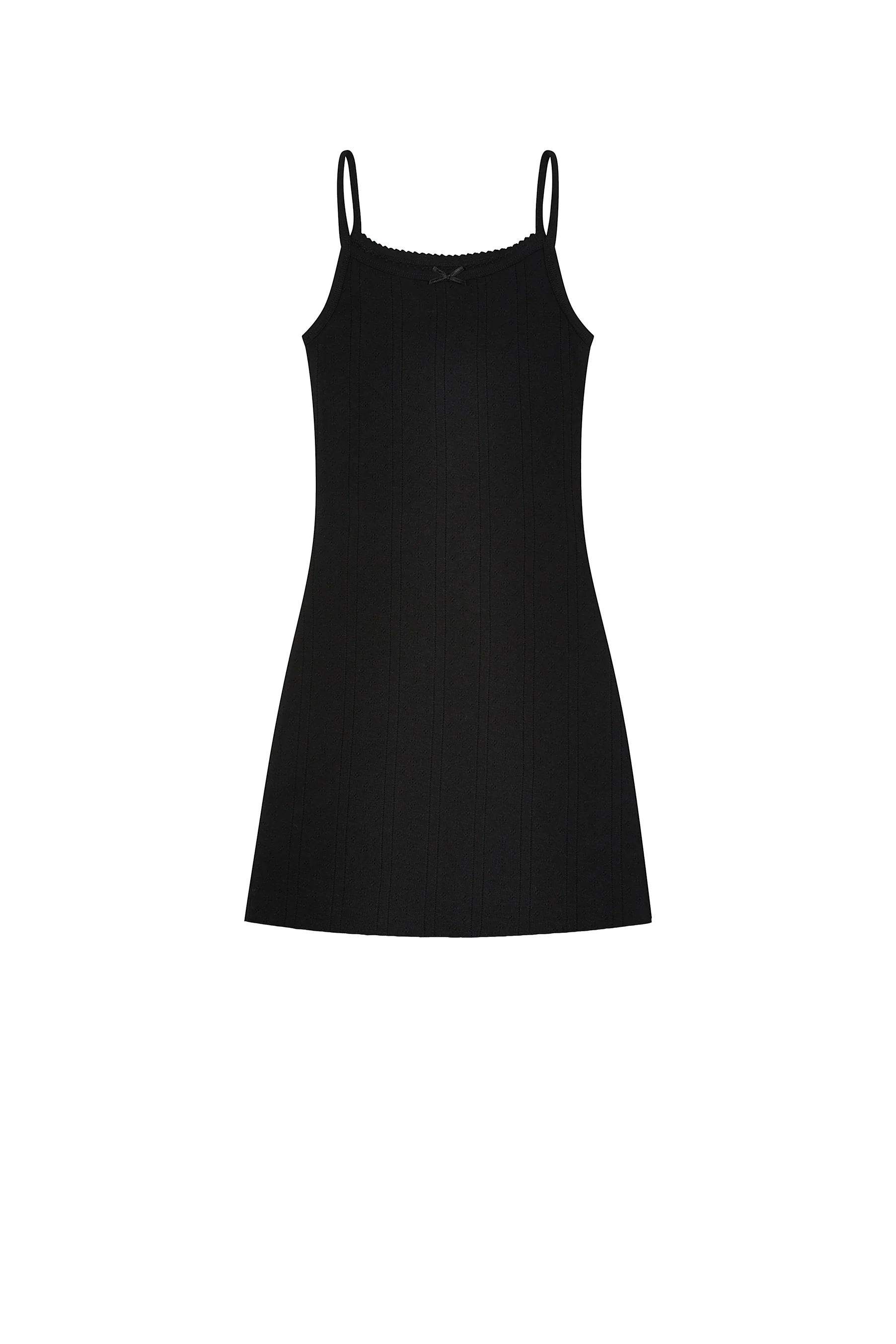 The Picot Dress: Black Pointelle - Image 3