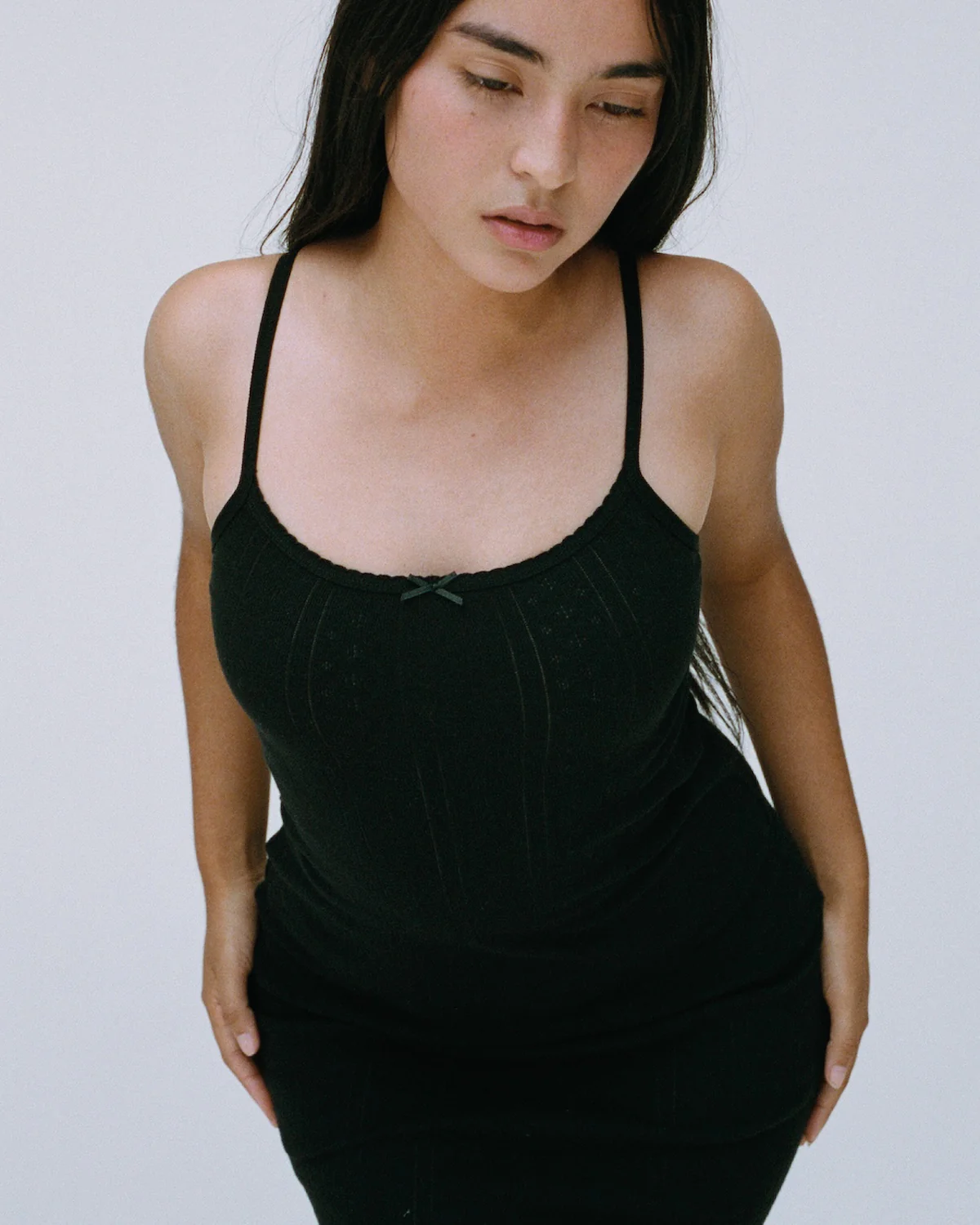 The Picot Dress: Black Pointelle - Image 4