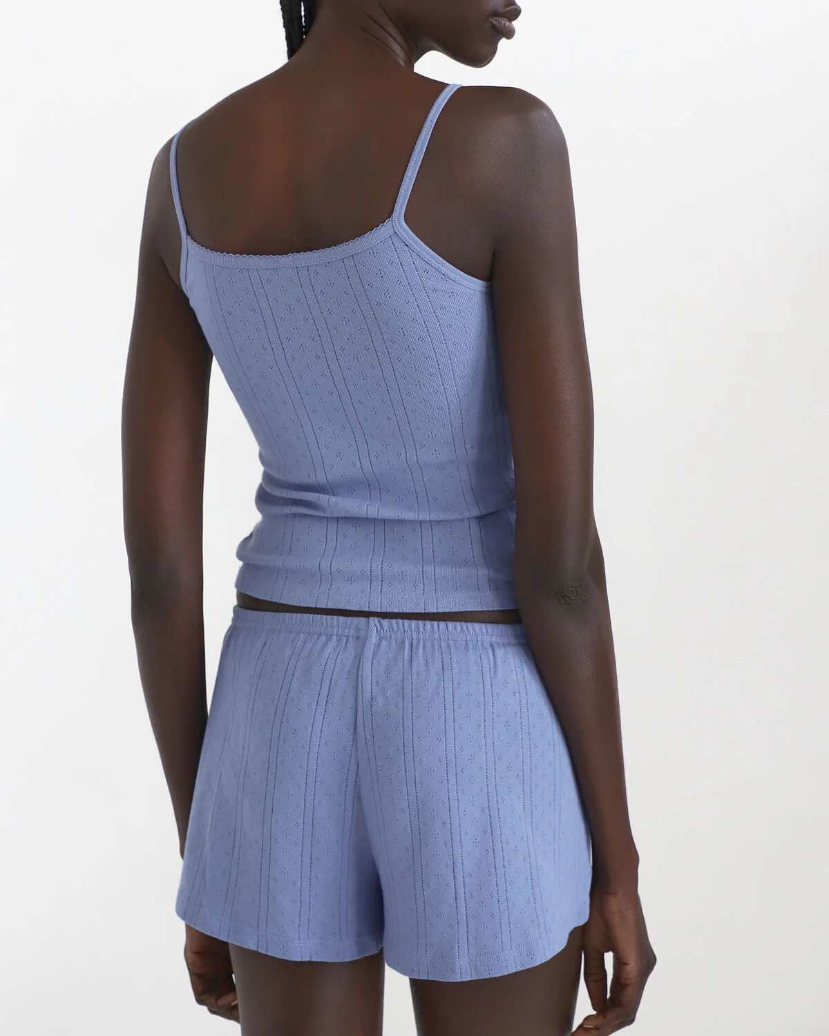 The Picot Tank: French Blue Pointelle - Image 6