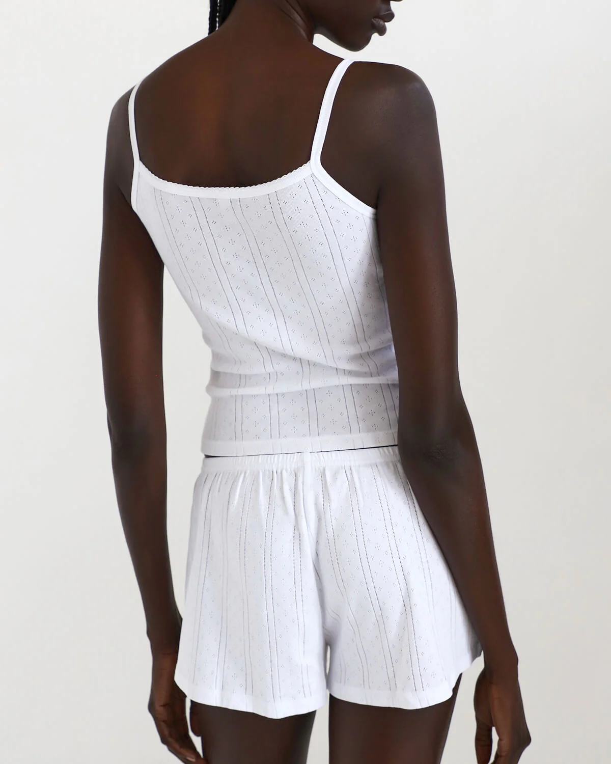 The Picot Tank: White Pointelle - Image 6