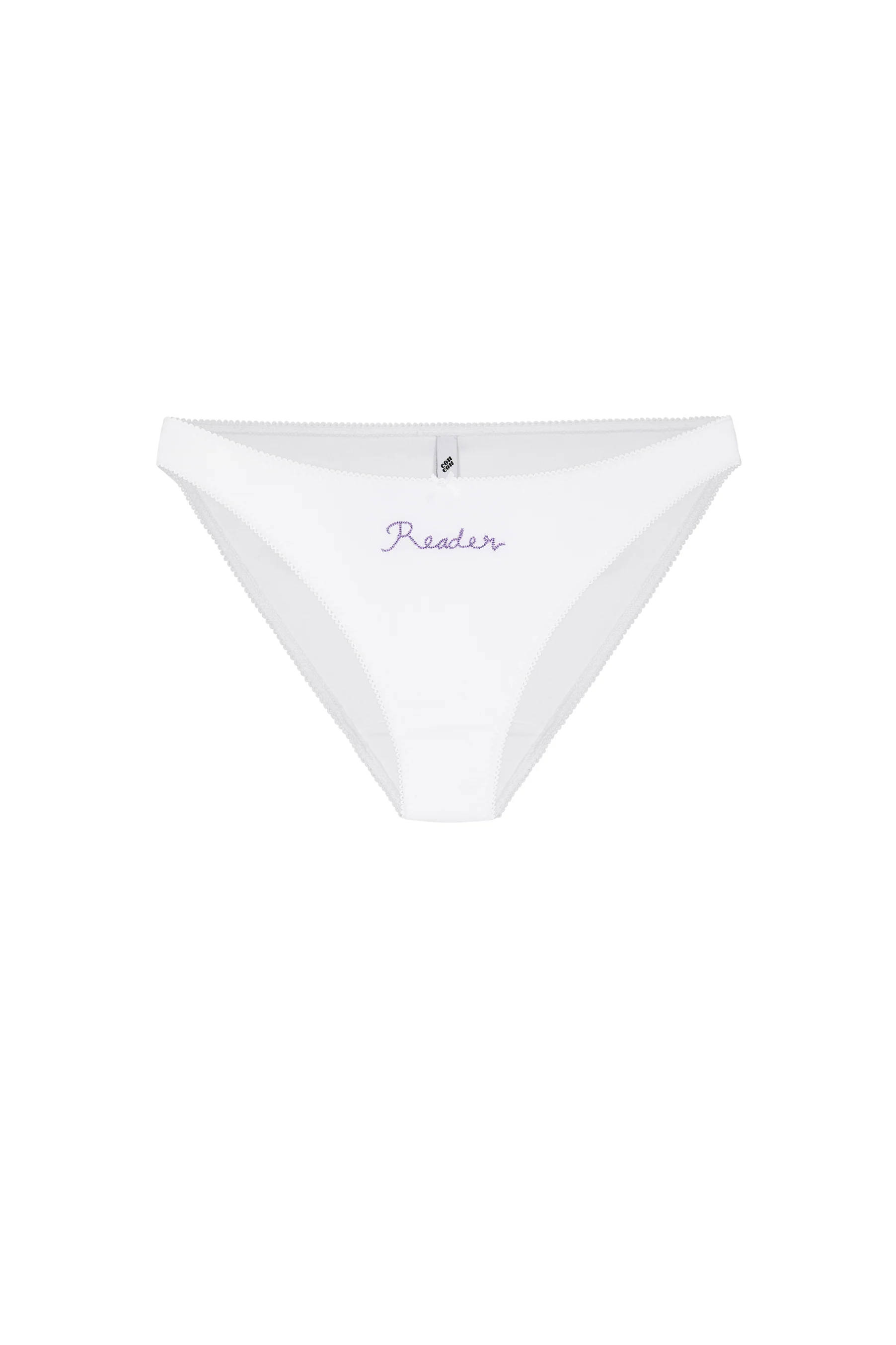 The Reader Brief: White Cotton Jersey - Image 3