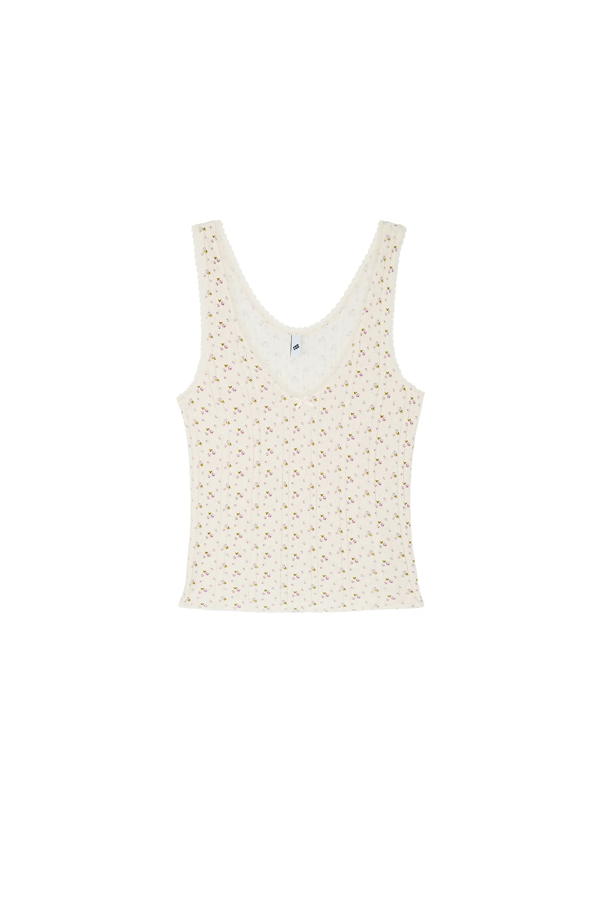 The Scoop Tank: English Rose Pointelle - Image 3