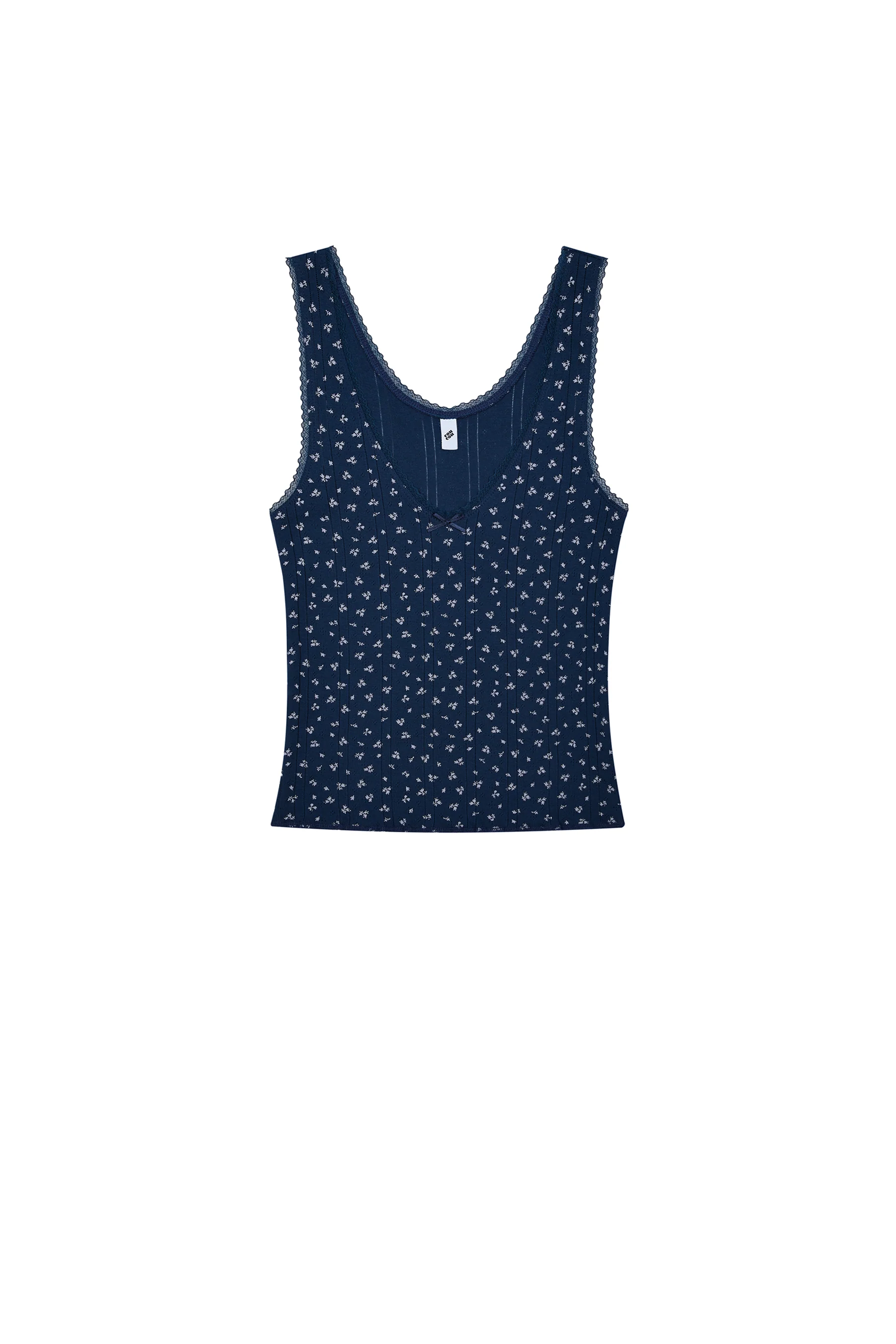 The Scoop Tank: Midnight Fields Pointelle - Image 3