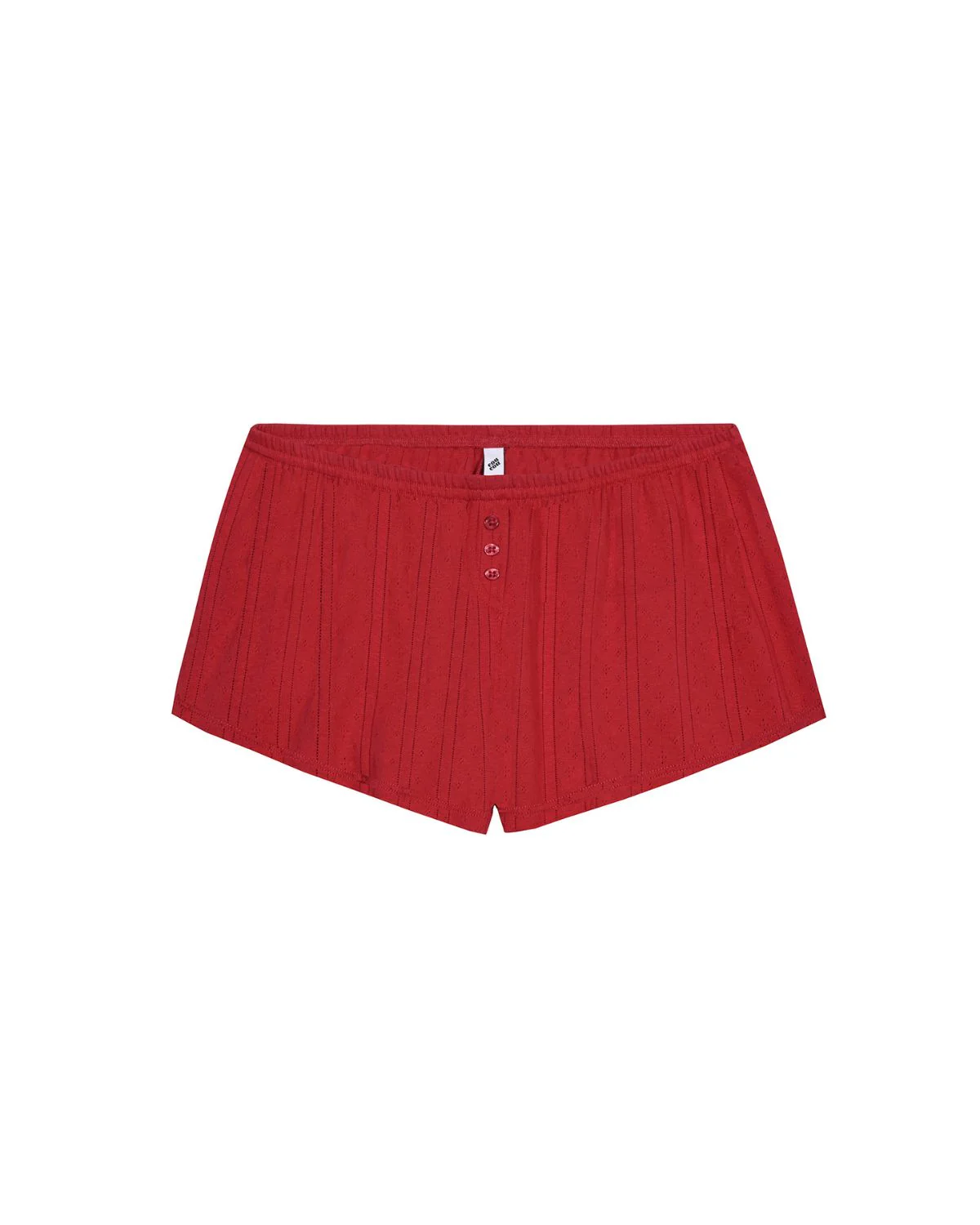 The Short: Cherry Red Pointelle - Image 3