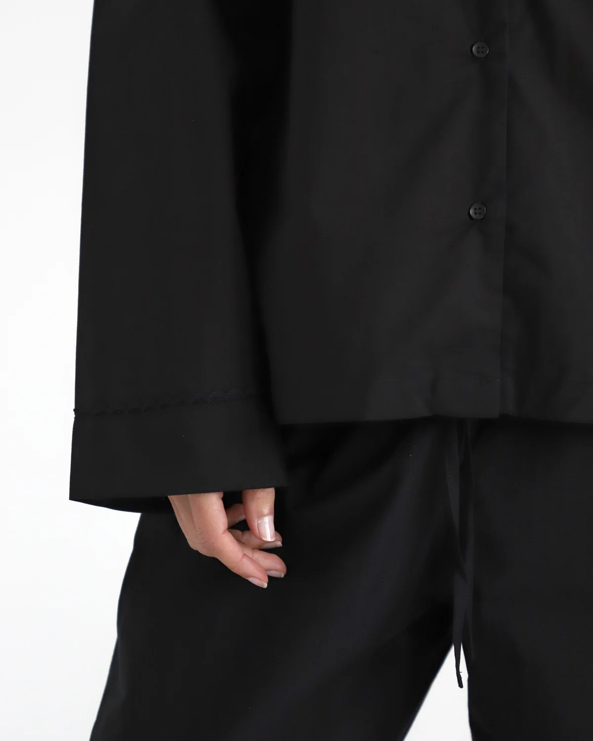 The Sunday Set: Cotton Voile Black - Image 5