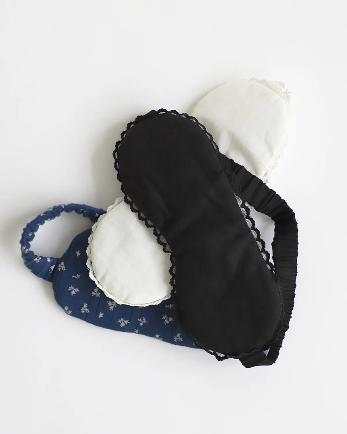 The Sleep Mask: Black Cotton Voile - Image 4