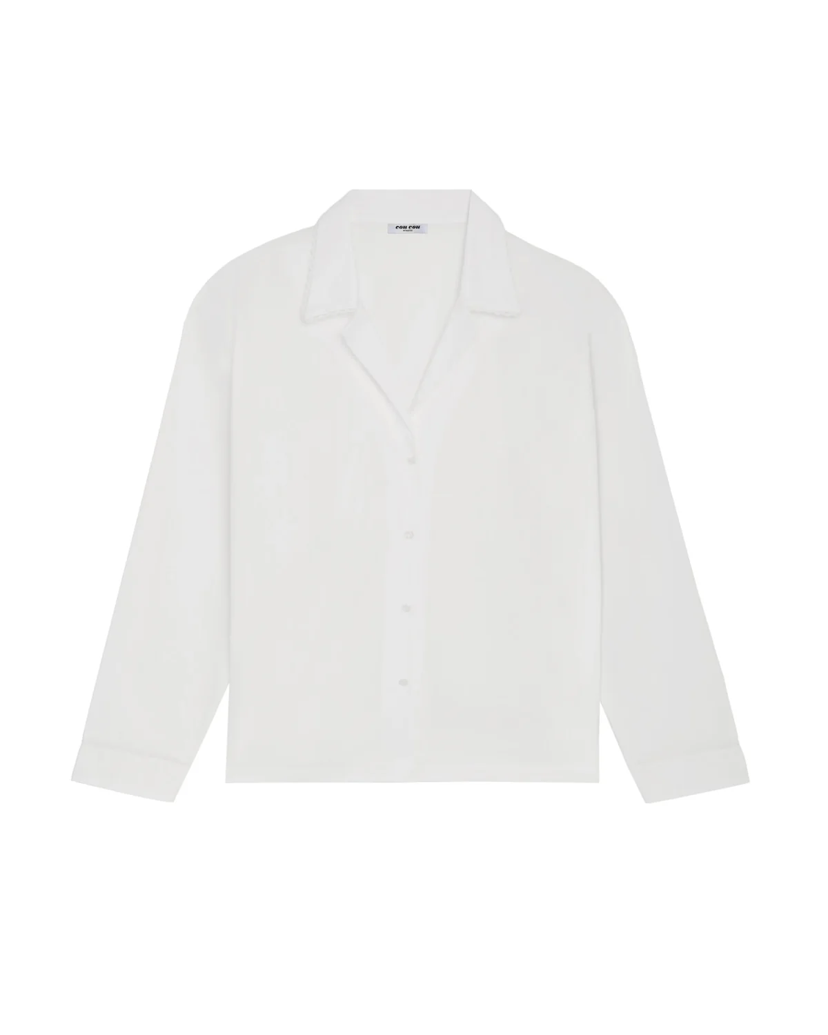 The Sunday Shirt: White Cotton Voile - Image 3