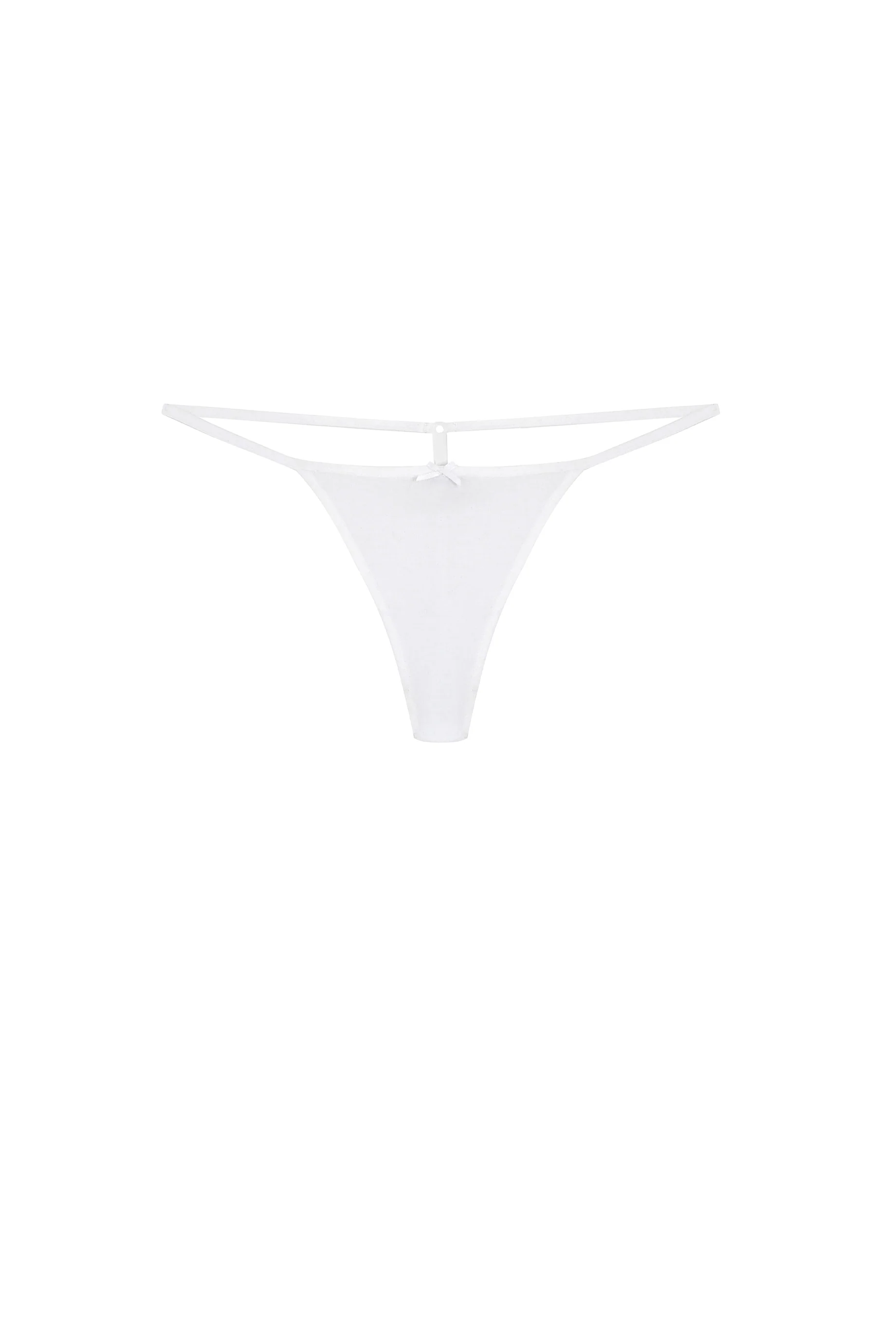 The Tanga: White Cotton Jersey - Image 3