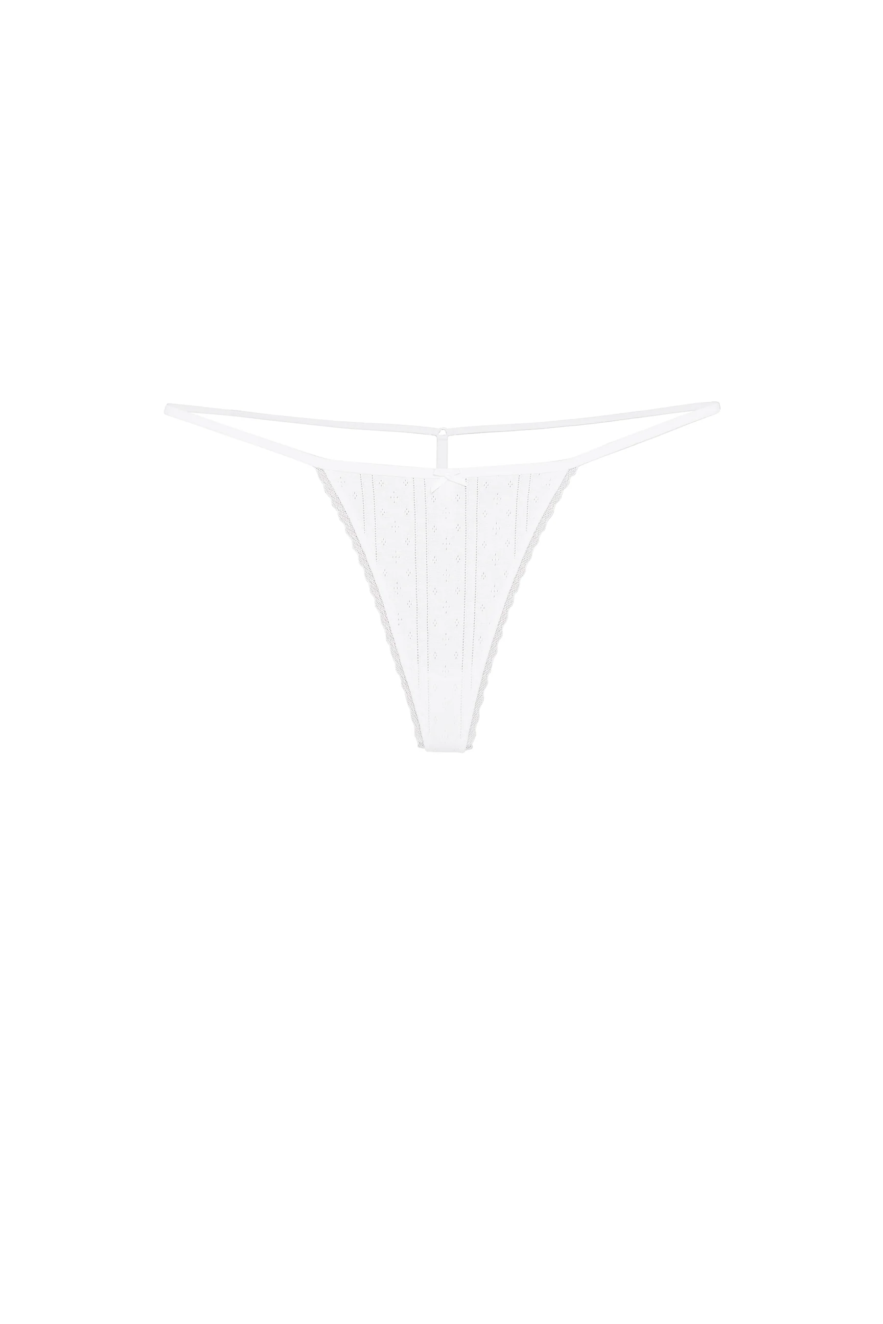 The Tanga: White Pointelle - Image 3