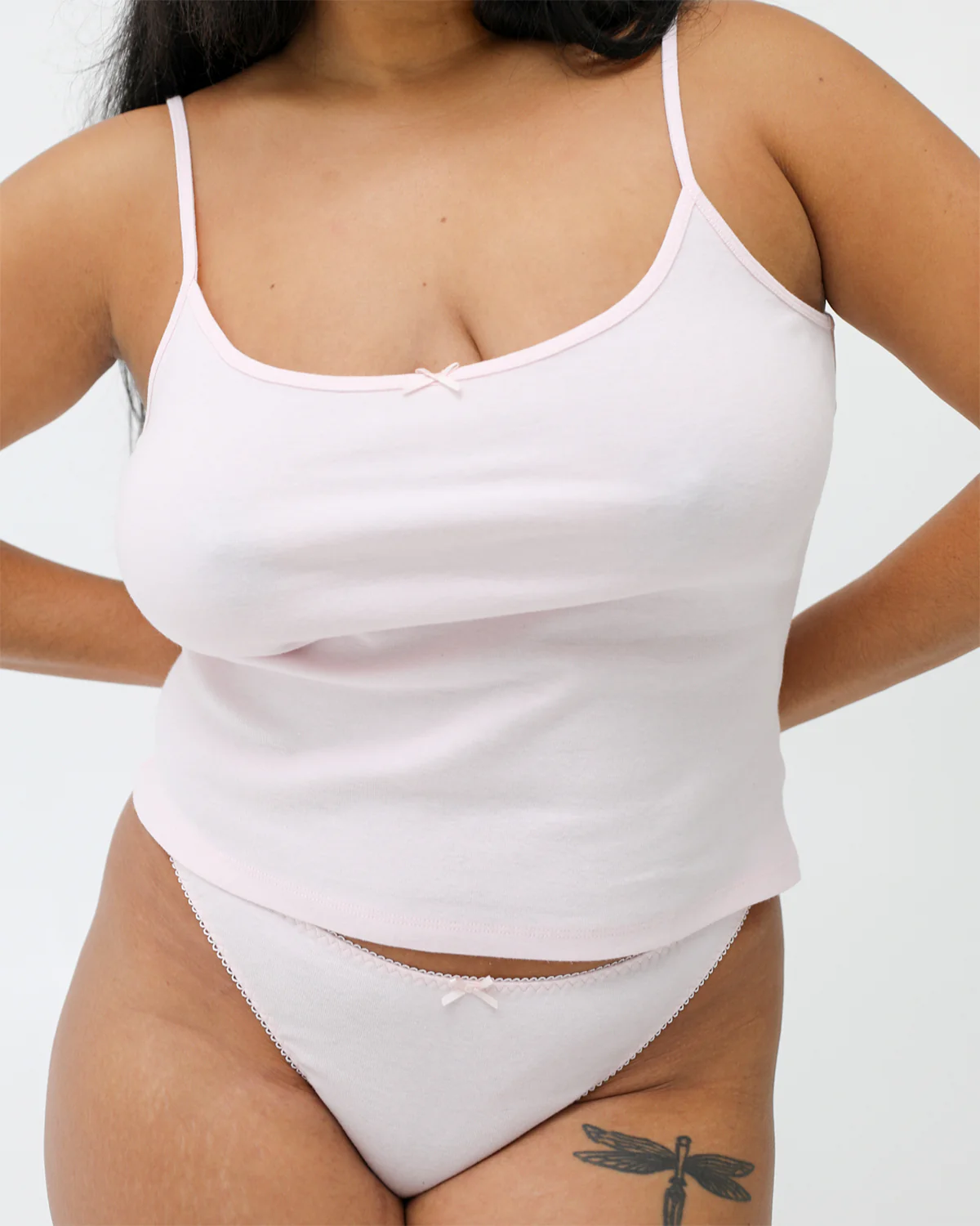 The Tank: Baby Pink Cotton Jersey - Image 6
