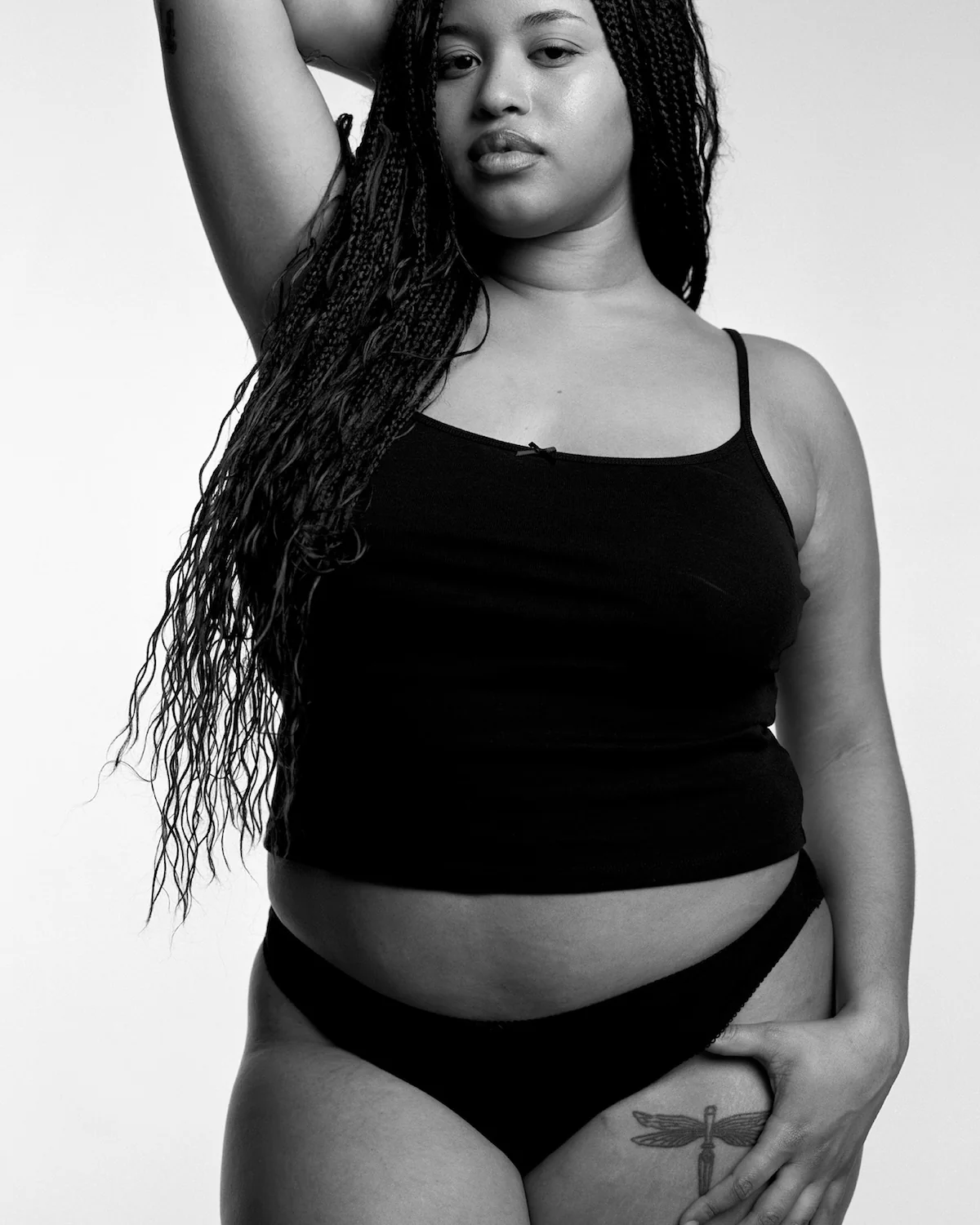 The Tank: Black Cotton Jersey - Image 7