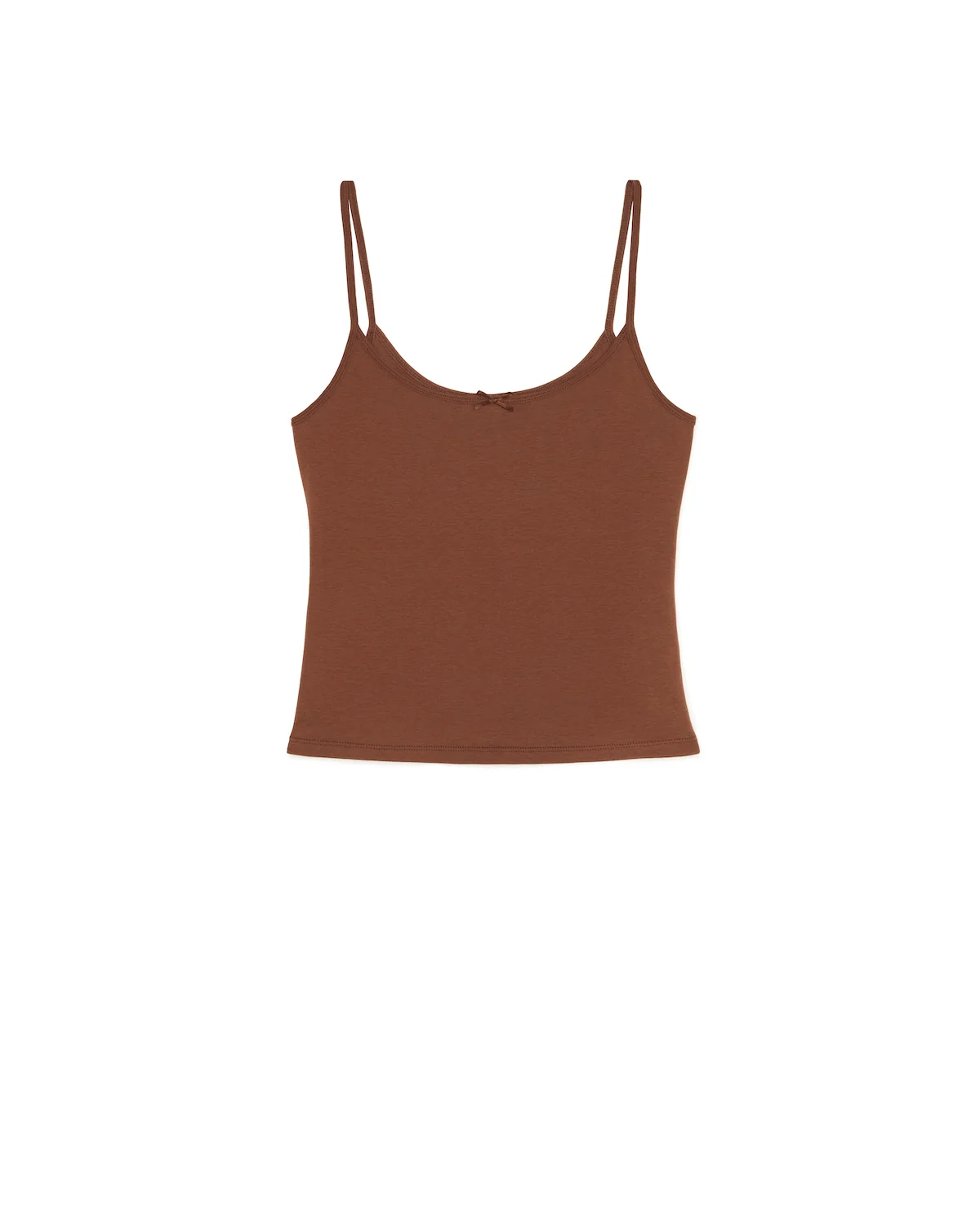 The Tank: Brown Cotton Jersey - Image 3