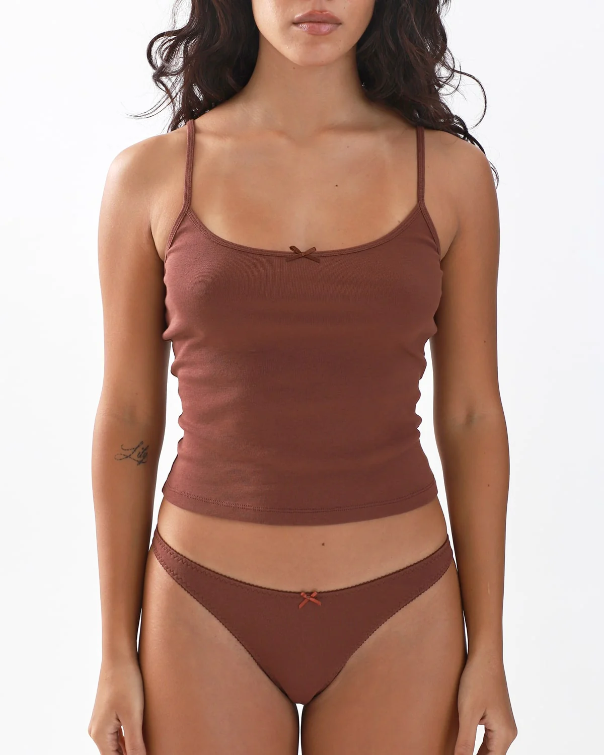 The Tank: Brown Cotton Jersey - Image 4