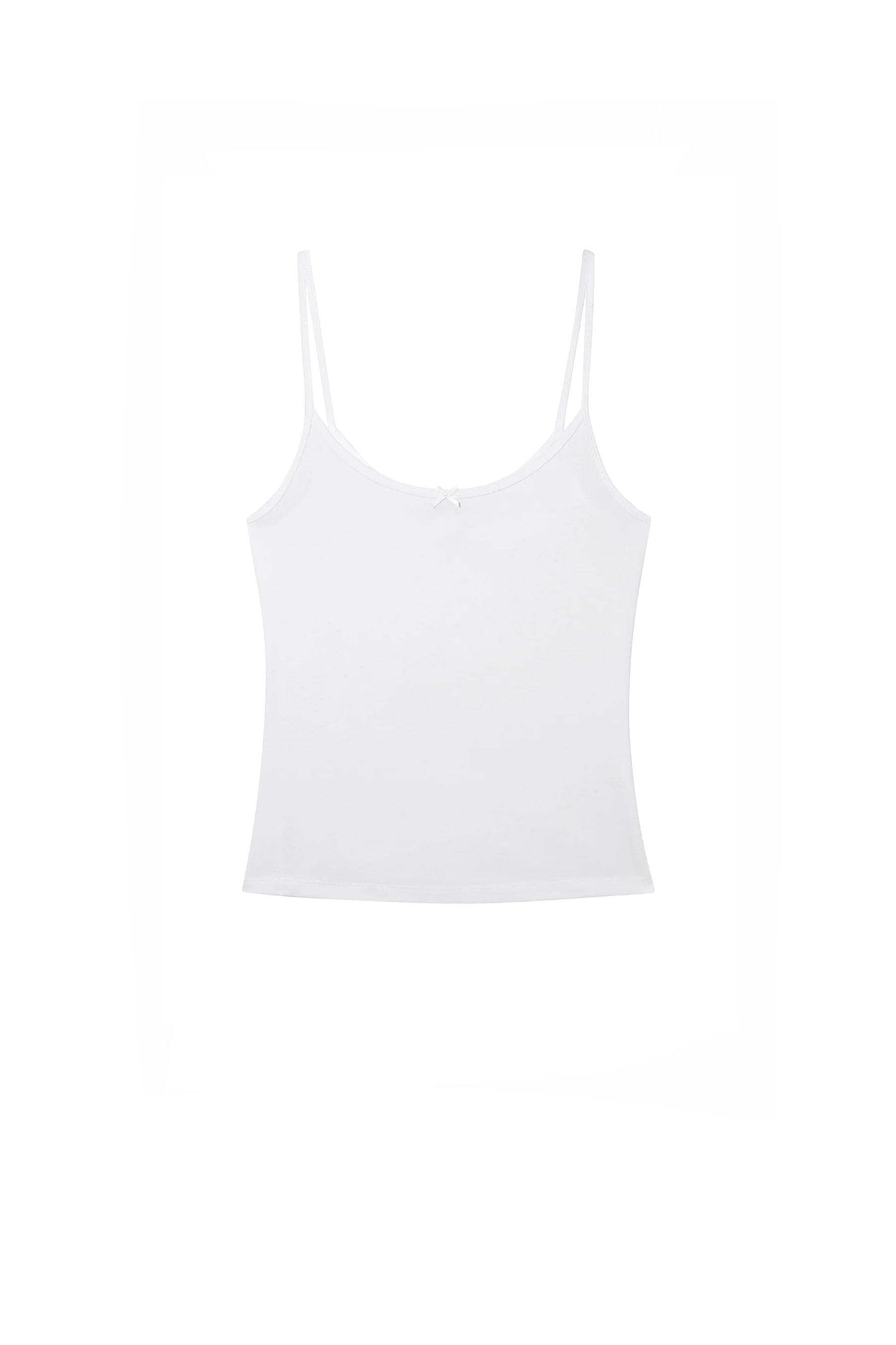 The Tank: White Cotton Jersey - Image 3