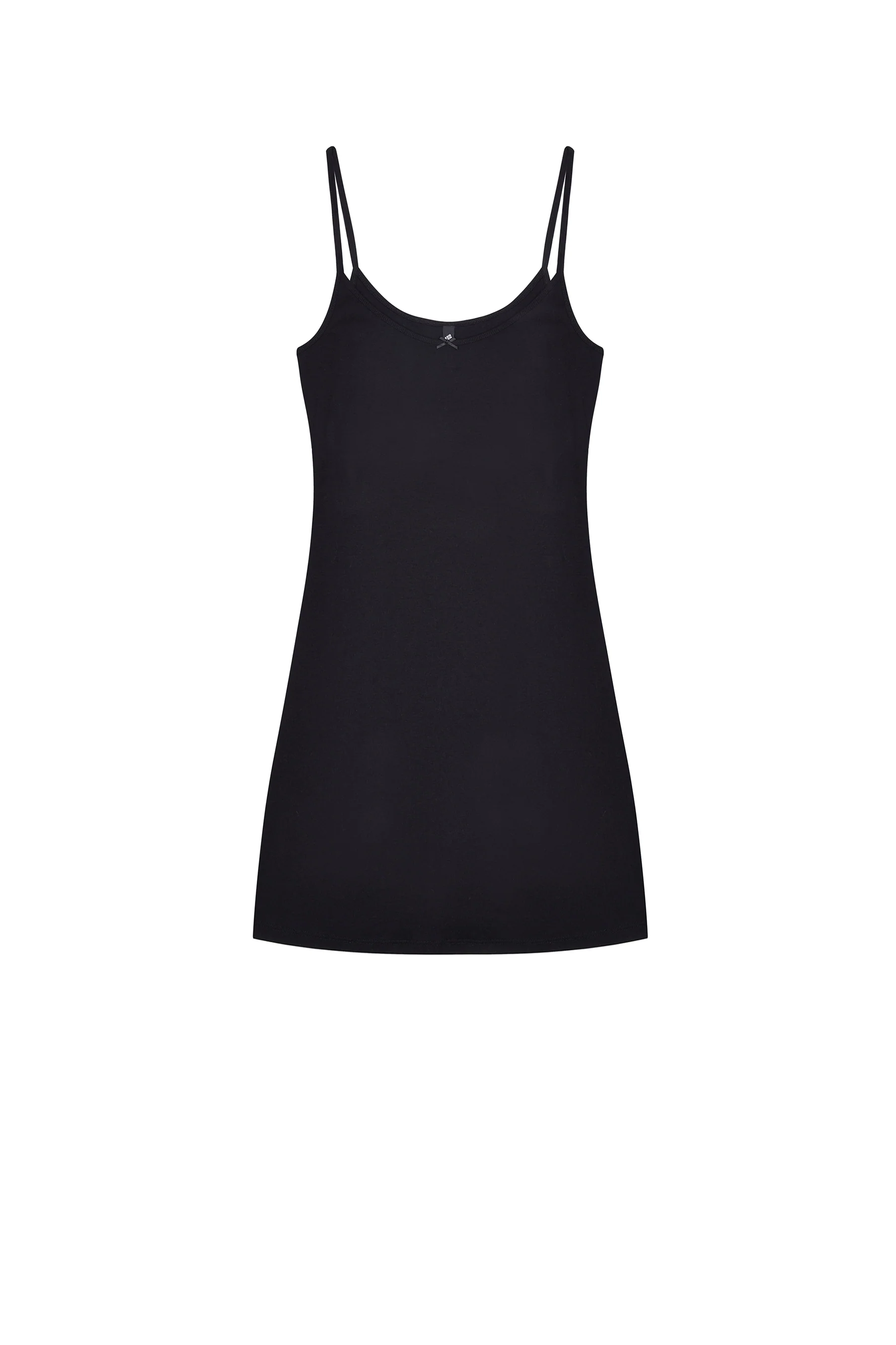 The Tank Dress: Black Cotton Jersey - Image 3