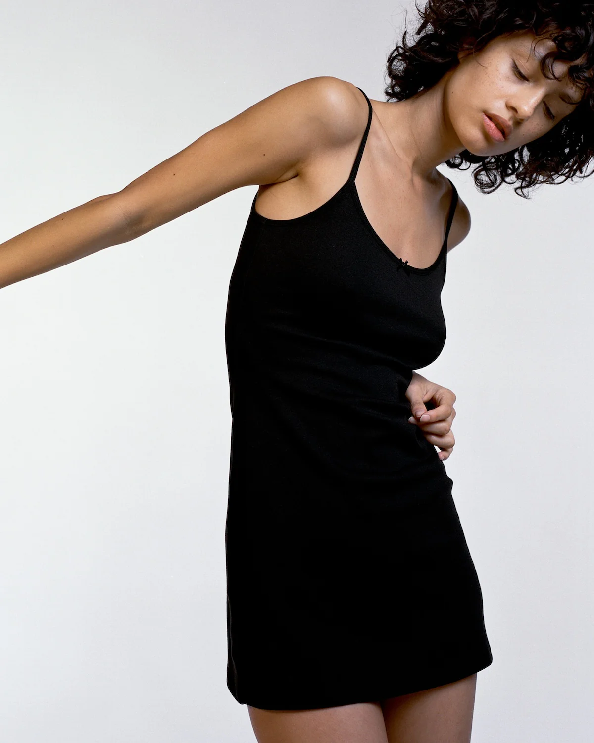 The Tank Dress: Black Cotton Jersey - Image 4