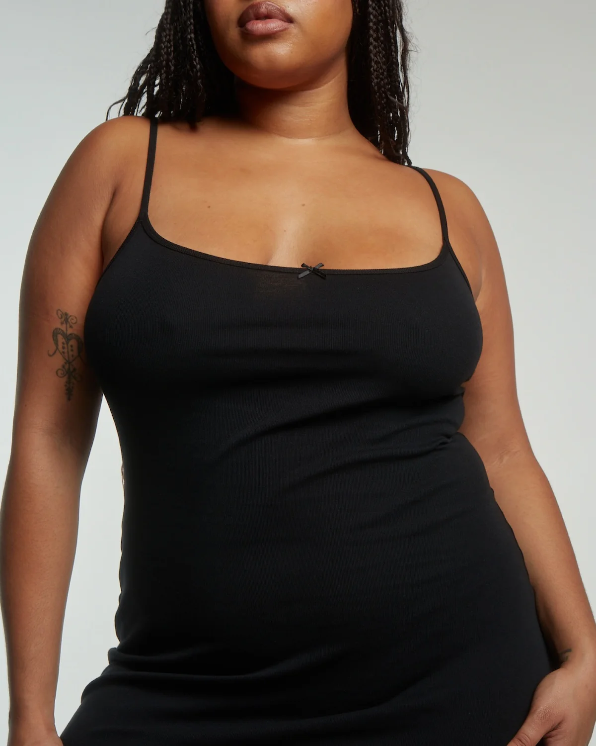 The Tank Dress: Black Cotton Jersey - Image 6