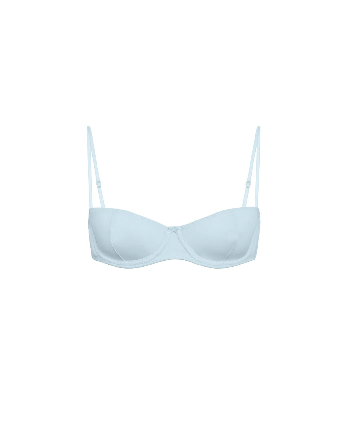 The Teacup: Sky Blue Cotton Jersey - Image 3