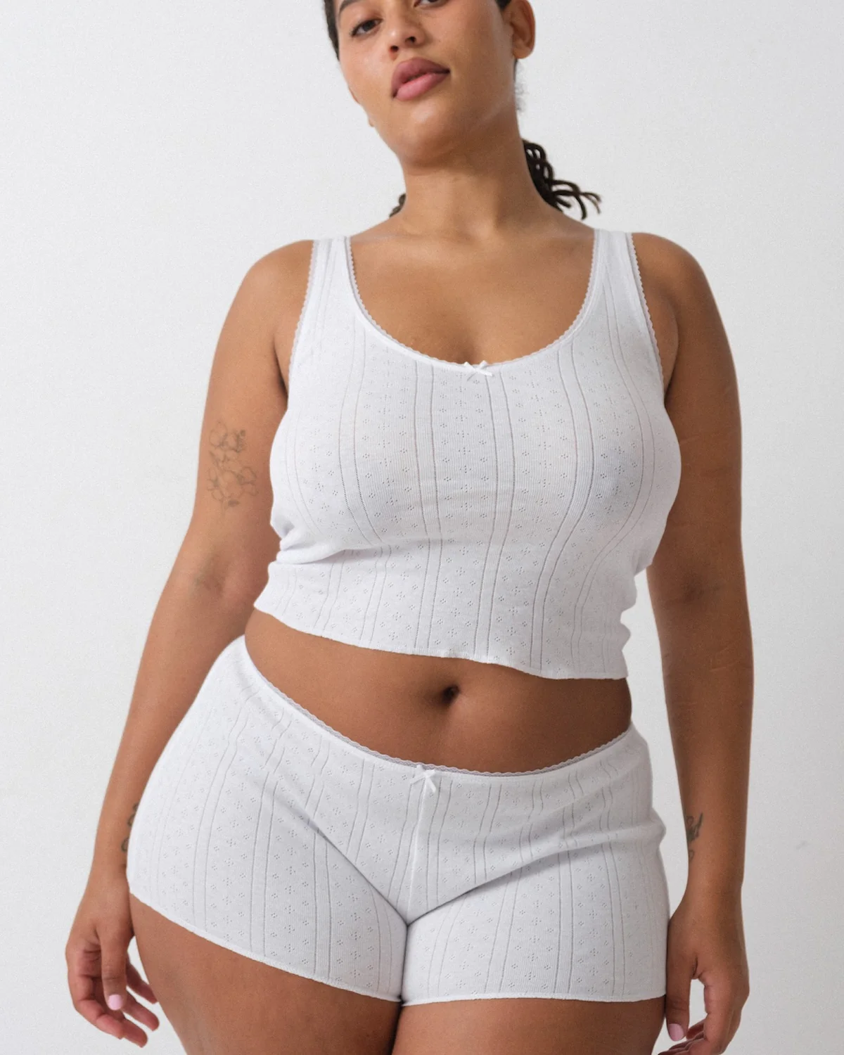 The Teeny Tiny Short: White Pointelle - Image 8