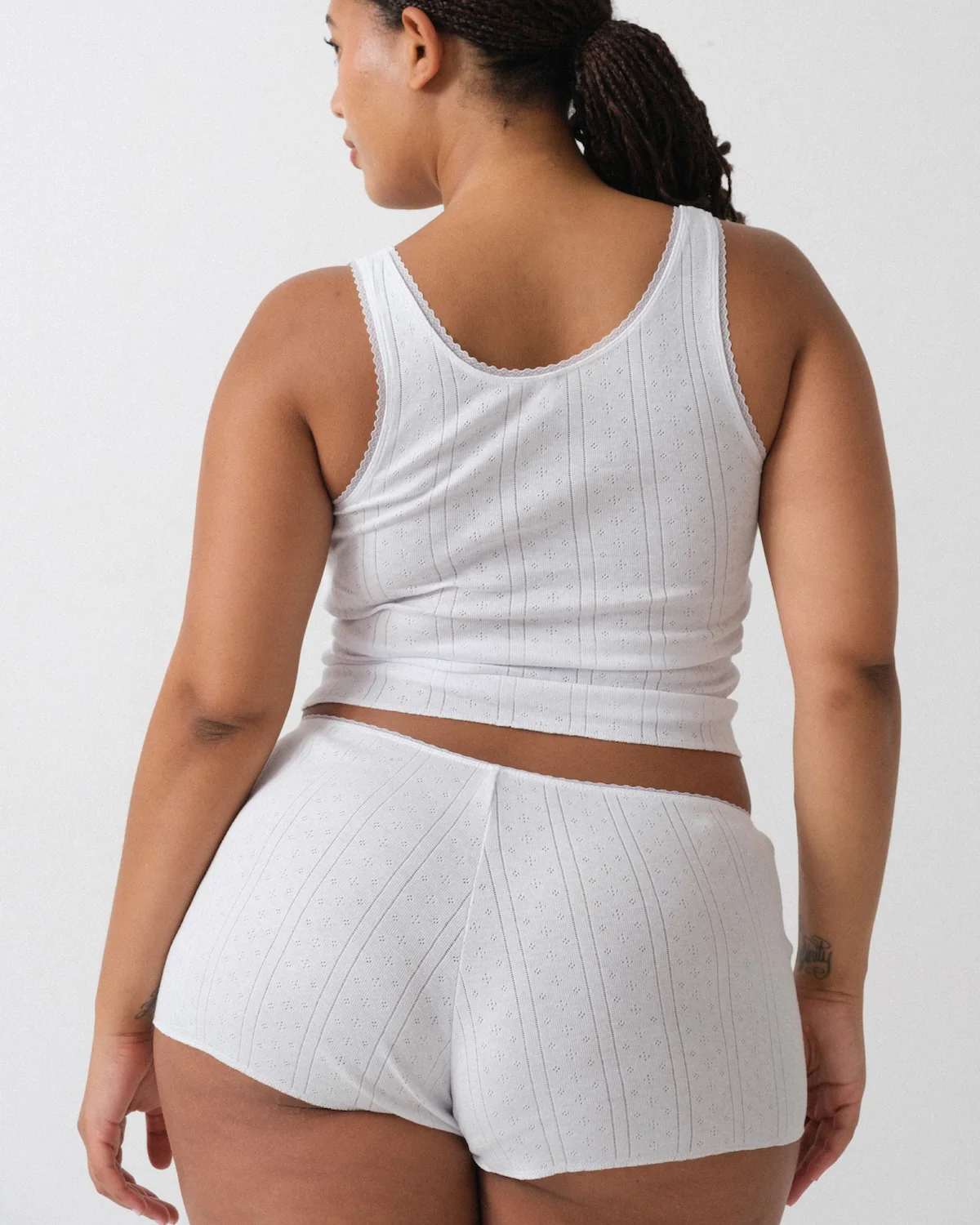 The Teeny Tiny Short: White Pointelle - Image 9