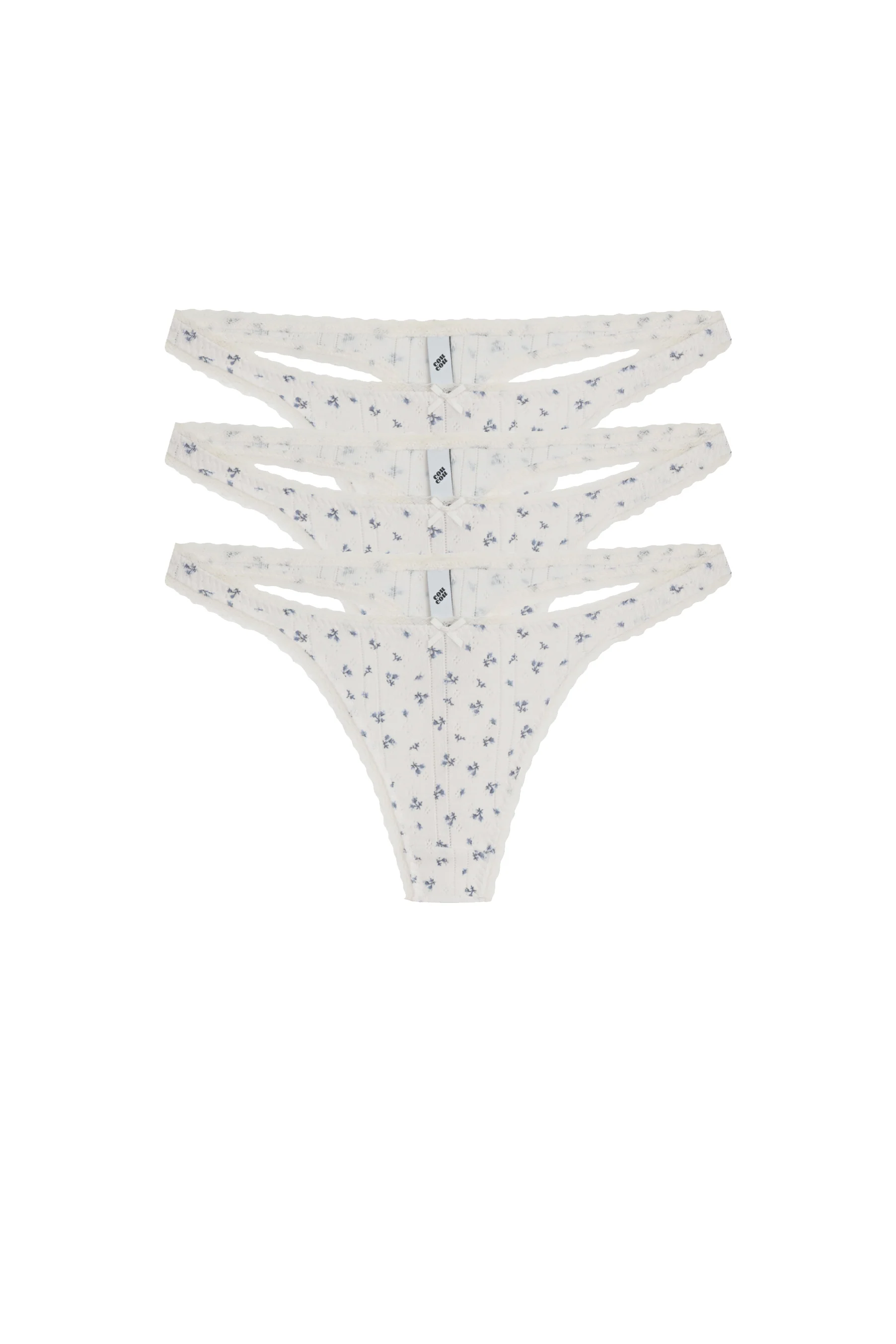 The Thong 3 Pack: Blue Fields - Image 3