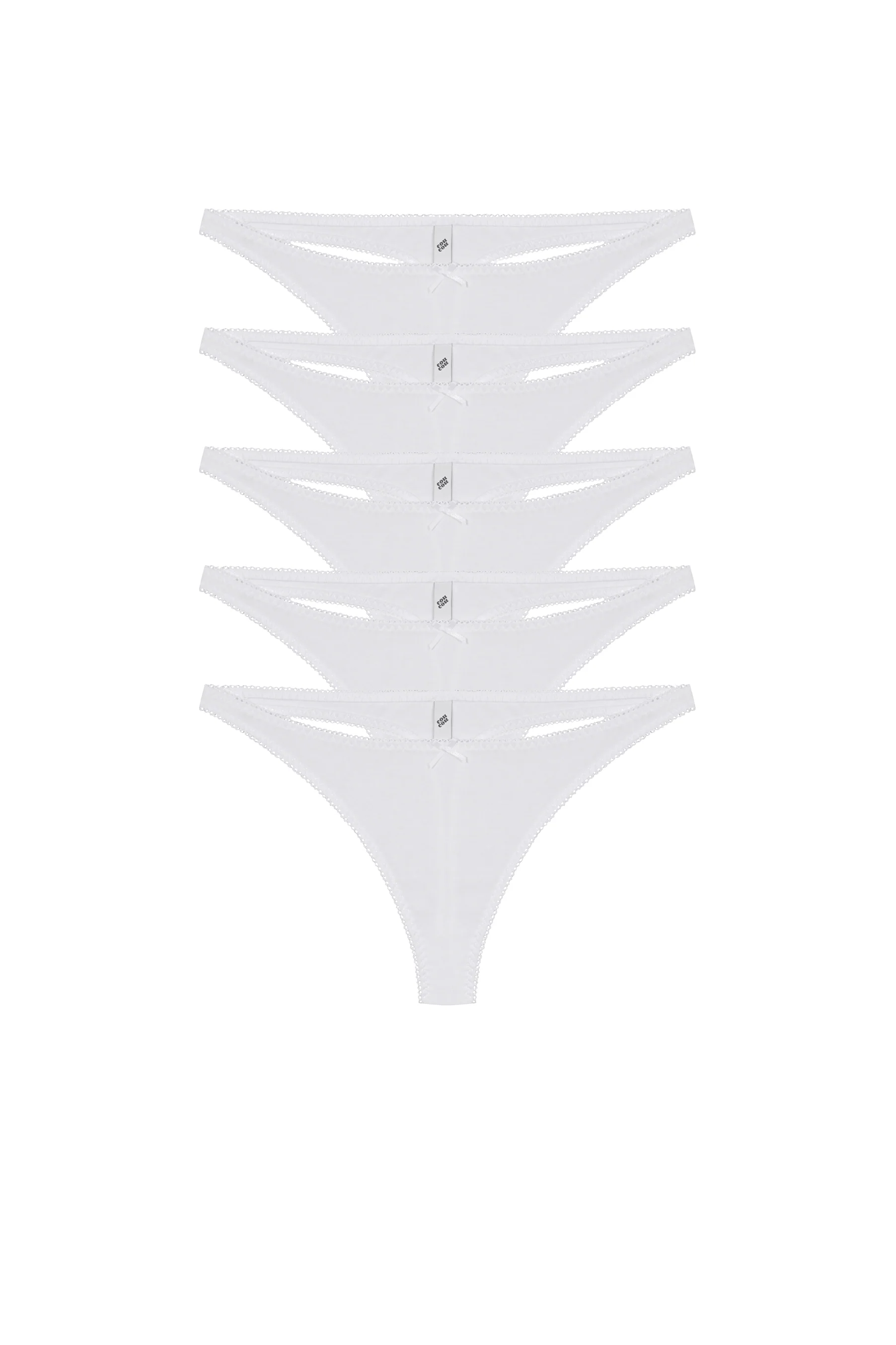The Thong 5 Pack: Cotton Jersey - Image 10