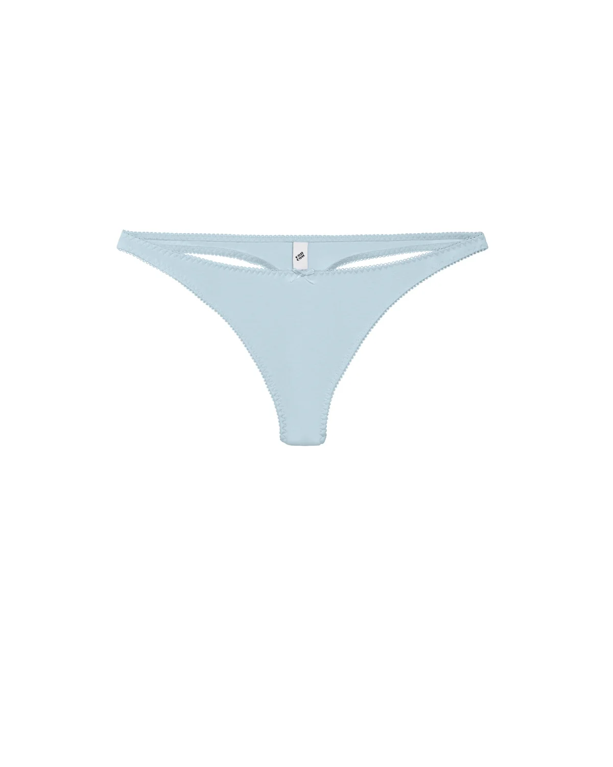 The Thong: Sky Blue Cotton Jersey - Image 3