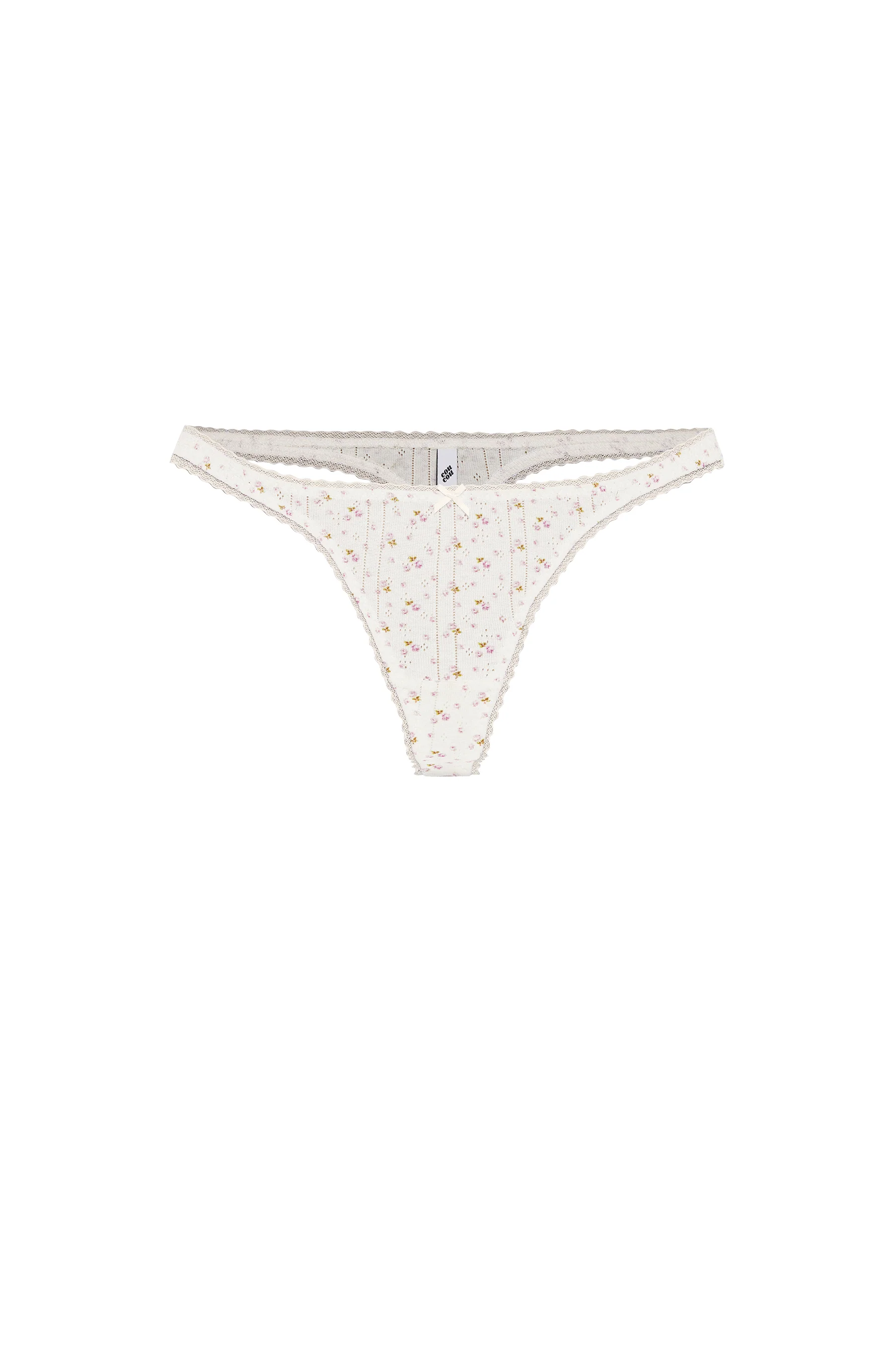 The Thong: English Rose Pointelle - Image 3