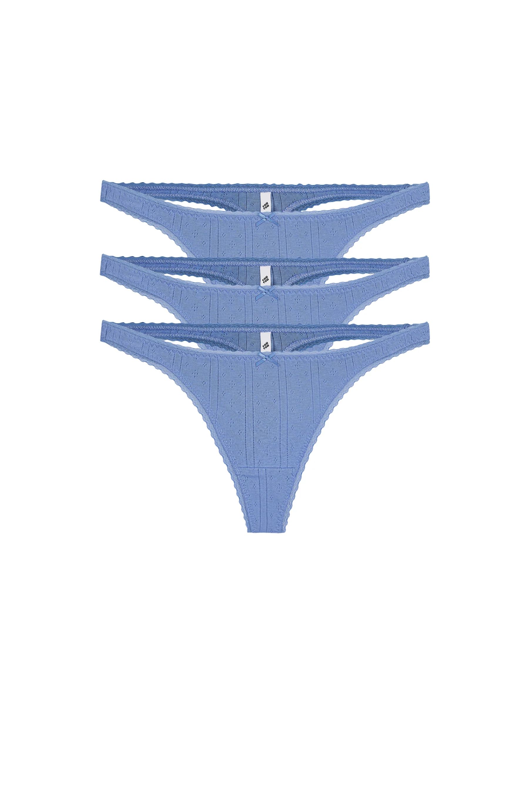 The Thong 3 Pack: French Blue - Image 3