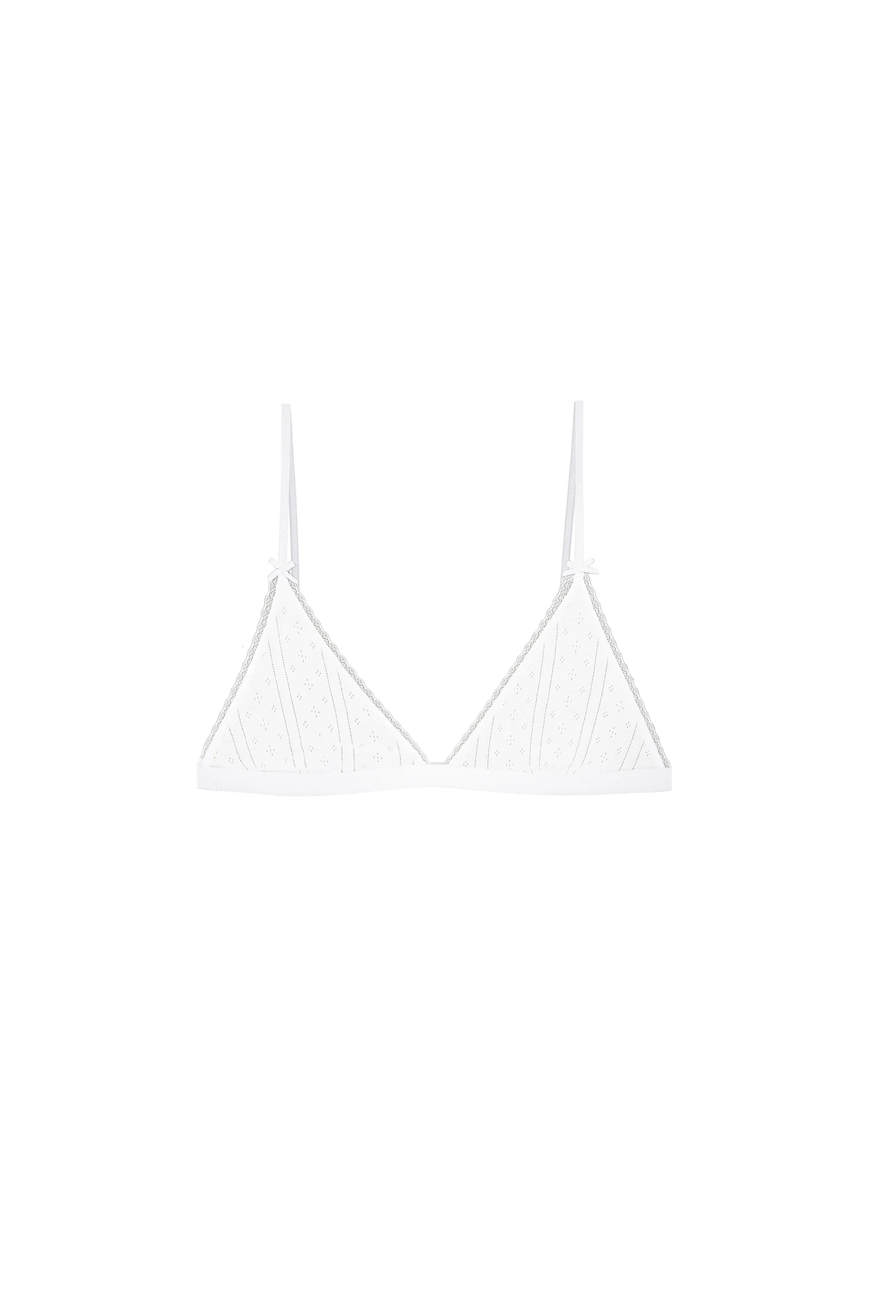 The Triangle: White Pointelle - Image 3