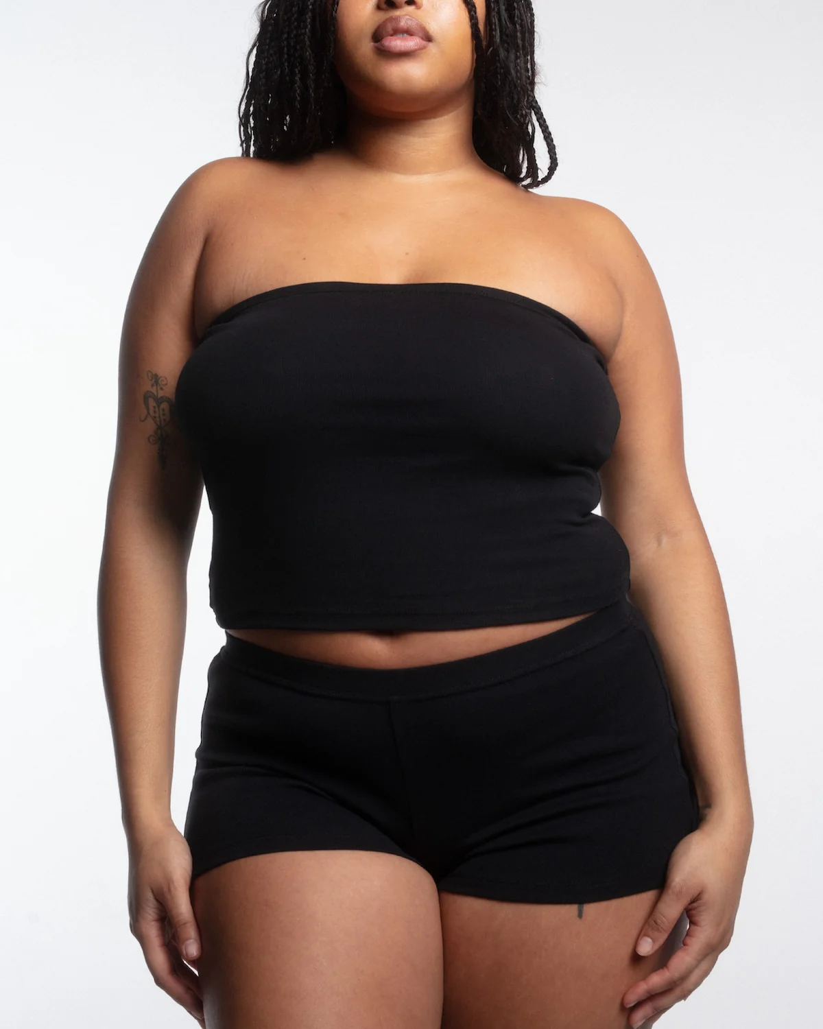 The Tube Top: Black Cotton Jersey - Image 5