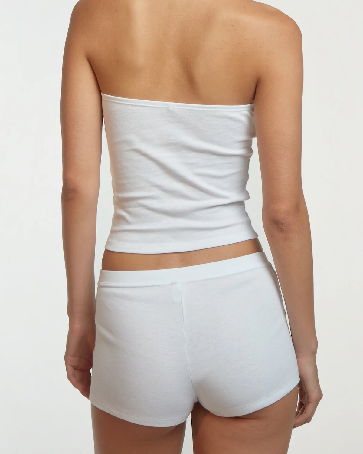 The Tube Top: White Cotton Jersey - Image 7